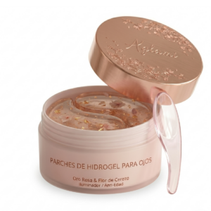parches de hidrogel para ojos aglami – oro rosa & flor de cerezo