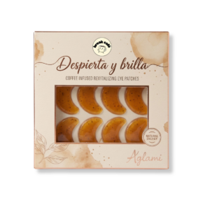 parches de hidrogel para ojos "despierta y brilla" aglami x break café