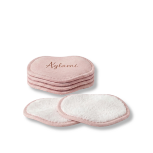 pack de 6 algodones desmaquillantes reutilizables aglami – felpa suave y sostenible